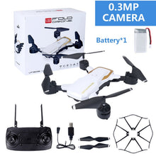 Load image into Gallery viewer, Wifi FPV RC Drone Quadcopter with 0.3MP/2.0MP Camera Battery RTF VS DJI MAVIC 2 PRO EACHINE E58 RC DRONE RC QUADCOPTER