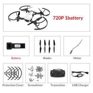 Eachine E511 WIFI FPV With 1080P/720P HD Camera 16Mins Flight Time Foldable RC Drone Quadcopter Upgraded E58 VS Mavic Air drone