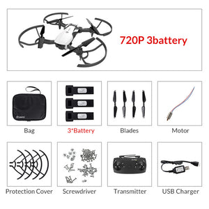 Eachine E511 WIFI FPV With 1080P/720P HD Camera 16Mins Flight Time Foldable RC Drone Quadcopter Upgraded E58 VS Mavic Air drone