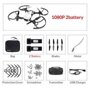 Eachine E511 WIFI FPV With 1080P/720P HD Camera 16Mins Flight Time Foldable RC Drone Quadcopter Upgraded E58 VS Mavic Air drone