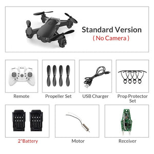 Eachine E61/E61hw Mini Drone With/Without HD Camera High Hold Mode RC Quadcopter RTF WiFi FPV Foldable RC Drone