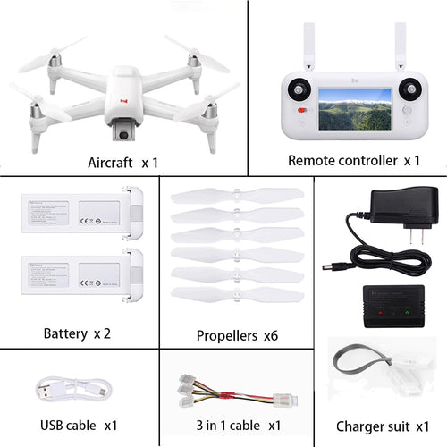 In Stock Xiaomi FIMI A3 5.8G GPS Drone 1KM FPV 25 Minutes With 2-axis Gimbal 1080P Camera RC Quadcopter RTF Follow Me