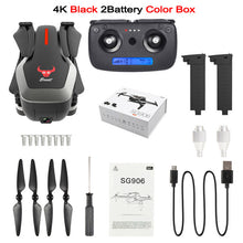 Load image into Gallery viewer, SG906 GPS 5G WIFI FPV RC Drone 4K Brushless Selfie Drones with Camera HD RC Quadcopter Foldable Dron VS Visuo XS816 F11 Drone