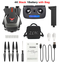 Load image into Gallery viewer, SG906 GPS 5G WIFI FPV RC Drone 4K Brushless Selfie Drones with Camera HD RC Quadcopter Foldable Dron VS Visuo XS816 F11 Drone