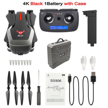 Load image into Gallery viewer, SG906 GPS 5G WIFI FPV RC Drone 4K Brushless Selfie Drones with Camera HD RC Quadcopter Foldable Dron VS Visuo XS816 F11 Drone