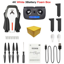 Load image into Gallery viewer, SG906 GPS 5G WIFI FPV RC Drone 4K Brushless Selfie Drones with Camera HD RC Quadcopter Foldable Dron VS Visuo XS816 F11 Drone