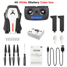 Load image into Gallery viewer, SG906 GPS 5G WIFI FPV RC Drone 4K Brushless Selfie Drones with Camera HD RC Quadcopter Foldable Dron VS Visuo XS816 F11 Drone