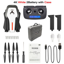 Load image into Gallery viewer, SG906 GPS 5G WIFI FPV RC Drone 4K Brushless Selfie Drones with Camera HD RC Quadcopter Foldable Dron VS Visuo XS816 F11 Drone