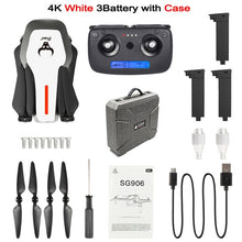 Load image into Gallery viewer, SG906 GPS 5G WIFI FPV RC Drone 4K Brushless Selfie Drones with Camera HD RC Quadcopter Foldable Dron VS Visuo XS816 F11 Drone
