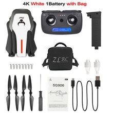 Load image into Gallery viewer, SG906 GPS 5G WIFI FPV RC Drone 4K Brushless Selfie Drones with Camera HD RC Quadcopter Foldable Dron VS Visuo XS816 F11 Drone
