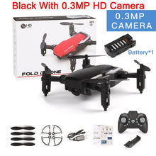 Load image into Gallery viewer, XGODY Mini Folable RC Quadcopter With 720P HD Camera 2.4G WIFI FPV RC Drone 3D Flips Aircraft Altitude Hold RC Helicopter