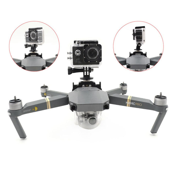 Buckle Drone Accessories Multifunction Fixed Holder Travel Portable LED Light Gimbal Camera Bracket For DJI Mavic Pro Platinum